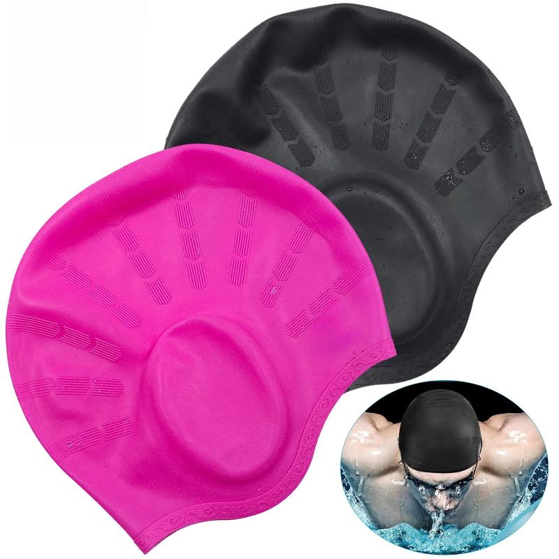 Aquatic Sports Cap - Большая силиконовая шапочка для плавания с