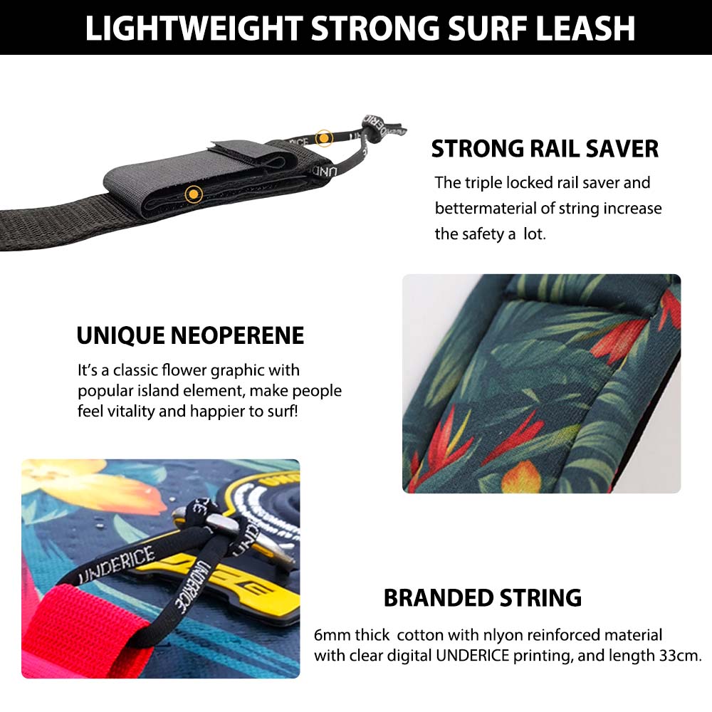 Поводок для SUP-доски 7 мм 10  – обзор и цена Surfboard Leash Ankle